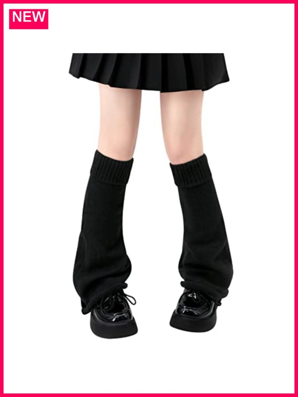 Kawaii Y2K Leg Warmers for Women Girls Harajuku Lolita Gothic Style Knit